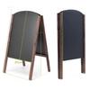 Double-Sided Wooden A-Frame Blackboard for Menus and Signs