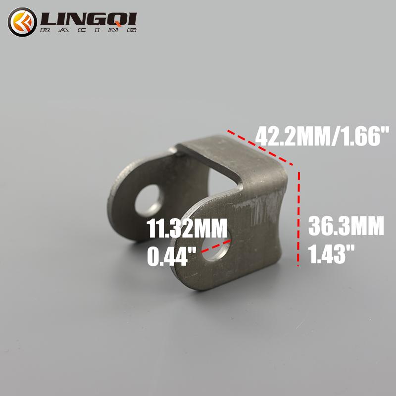 LESQUE Shock Absorber Flat Fork Bracket U-Shaped Fixed Supporting Seat For Motorcycle ATV Dirt Pit Bike Go Kart UTV Buggy