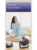 New Desktop & Wall-Mounted Fan with Digital Display - Large Airflow for Dorm, Office, and Home