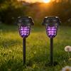 2Pcs Solar Mosquito Repellent Light IP65 Waterproof LED 2-in-1 Outdoor Lawn Path Yard Lamp
