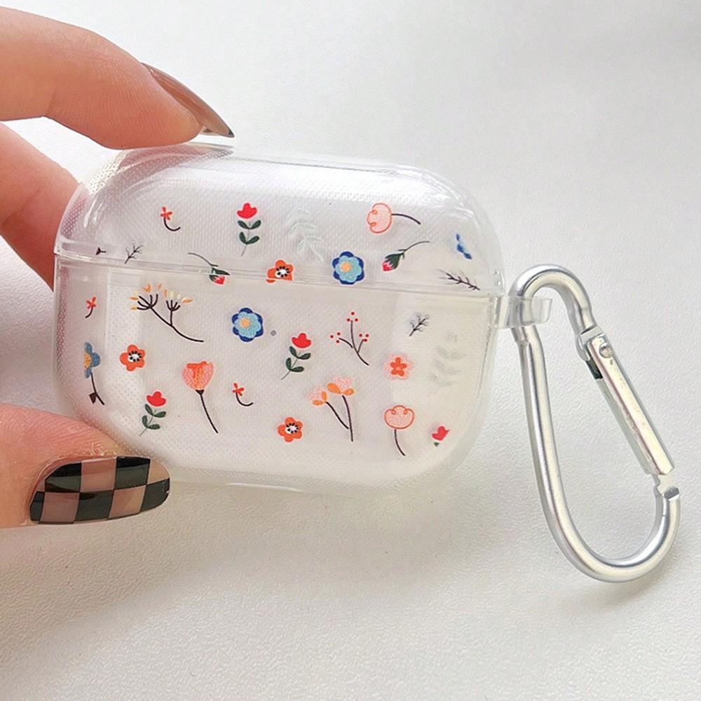 Applicable AirPodsPro1 earphone cover Apple 11th generation cartoon smiley face transparent soft case l Bluetooth earphone cover
