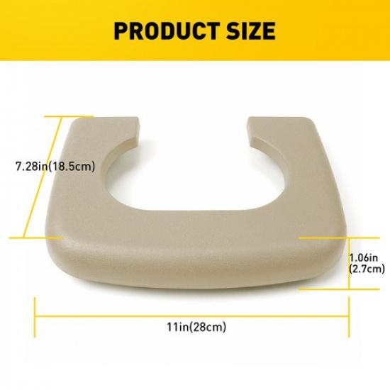 Fits Ford F150 1997-03 Center Console Cup Pad Holder Replacement Beige
