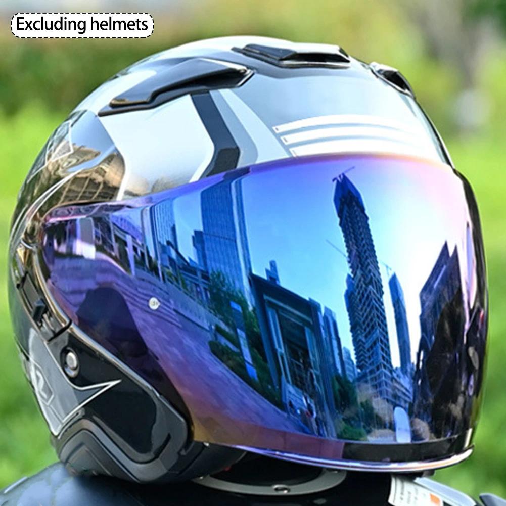 Motocyklové helmy Vízor Čočky helem Vízory Pokovení Ochrana proti UV Zorník pro helmu SHOEI J-CRUISE 1-3 J-FORCE4 Díly helem