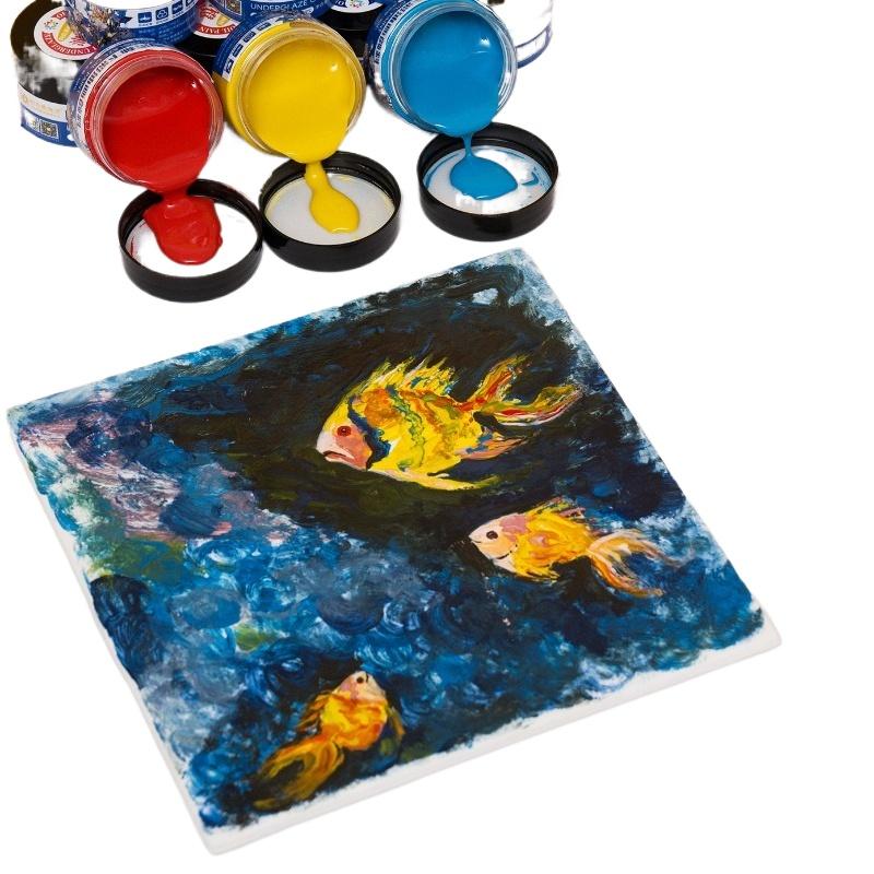 30ml Pottery Underglaze Color Oil Paint Waterproof and Fadeless Artist-level Art Coloring Acrylic Oil Paint