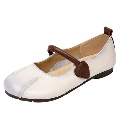 Mode Dames Platte Schoenen Lente Echt Leer Comfort Dames Mary Janes Schoenen Schoeisel Mode Vrouwen Schoenen Zapatos De Mujer Grote Maten