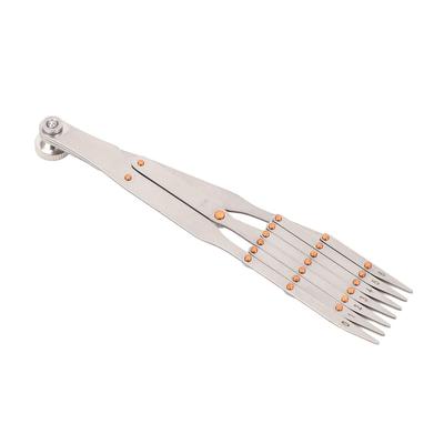 Equal Distance Measuring Ruler Stainless Steel Equidistant Ruler Equal Space Divider Leather Belt 7