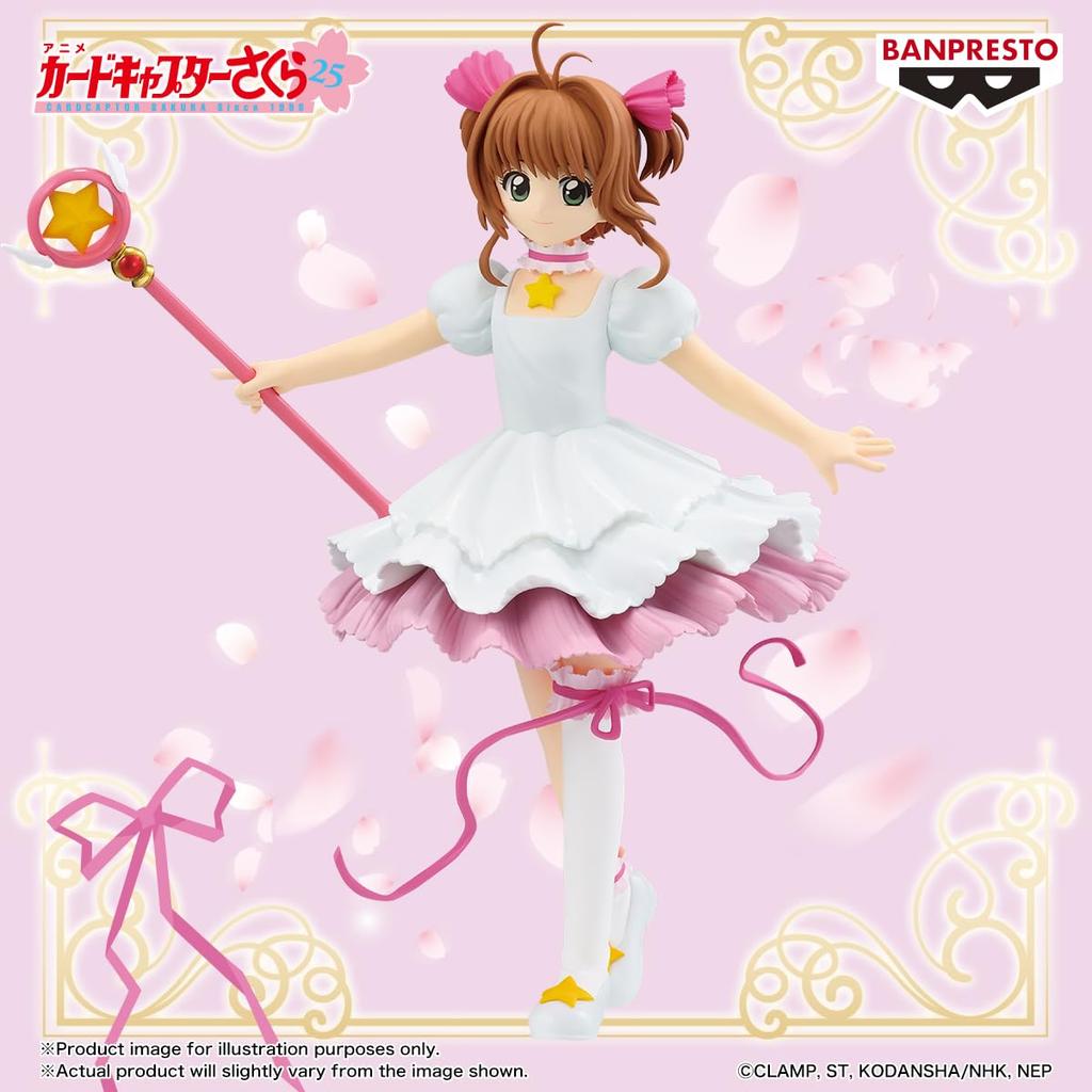 Banpresto Action Figure Kinomoto Sakura Cardcaptor Sakura Sakura Card 20cm - BP28964P Multicolor - Collectible Figure - Perfect for Anime Fans