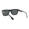 Burberry Exceptional Style Collection Fashion New Square Plate Sunglasses Men's Black