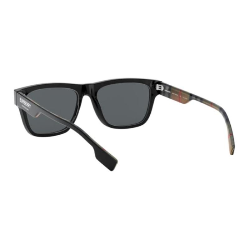 Burberry Exceptional Style Collection Fashion New Square Plate Sunglasses Men's Black