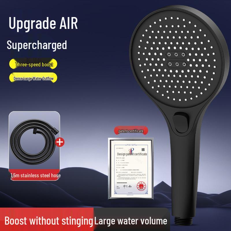 Ultra Pressurized Rain Shower Head with Built-in Water Heater for Enhanced Bathing Experience