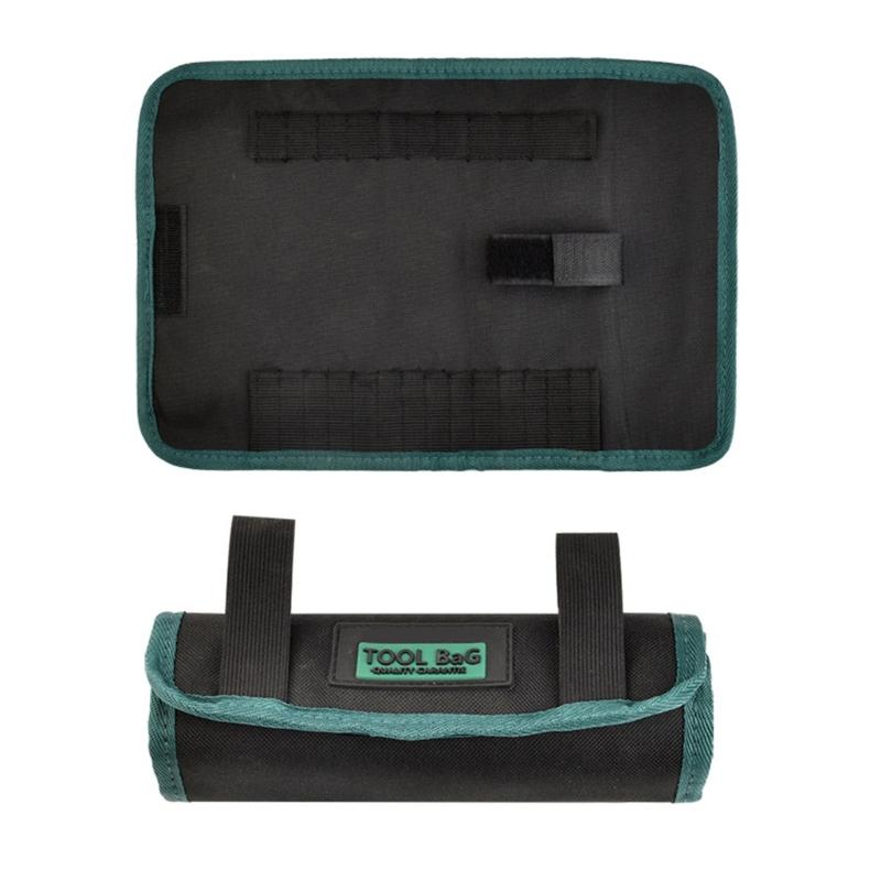 

Professional Tool Organizers Roll Up Bag 21 Pockets Reinforced Fabric Nonslip Design Hanging Loop For Craftsmen 1