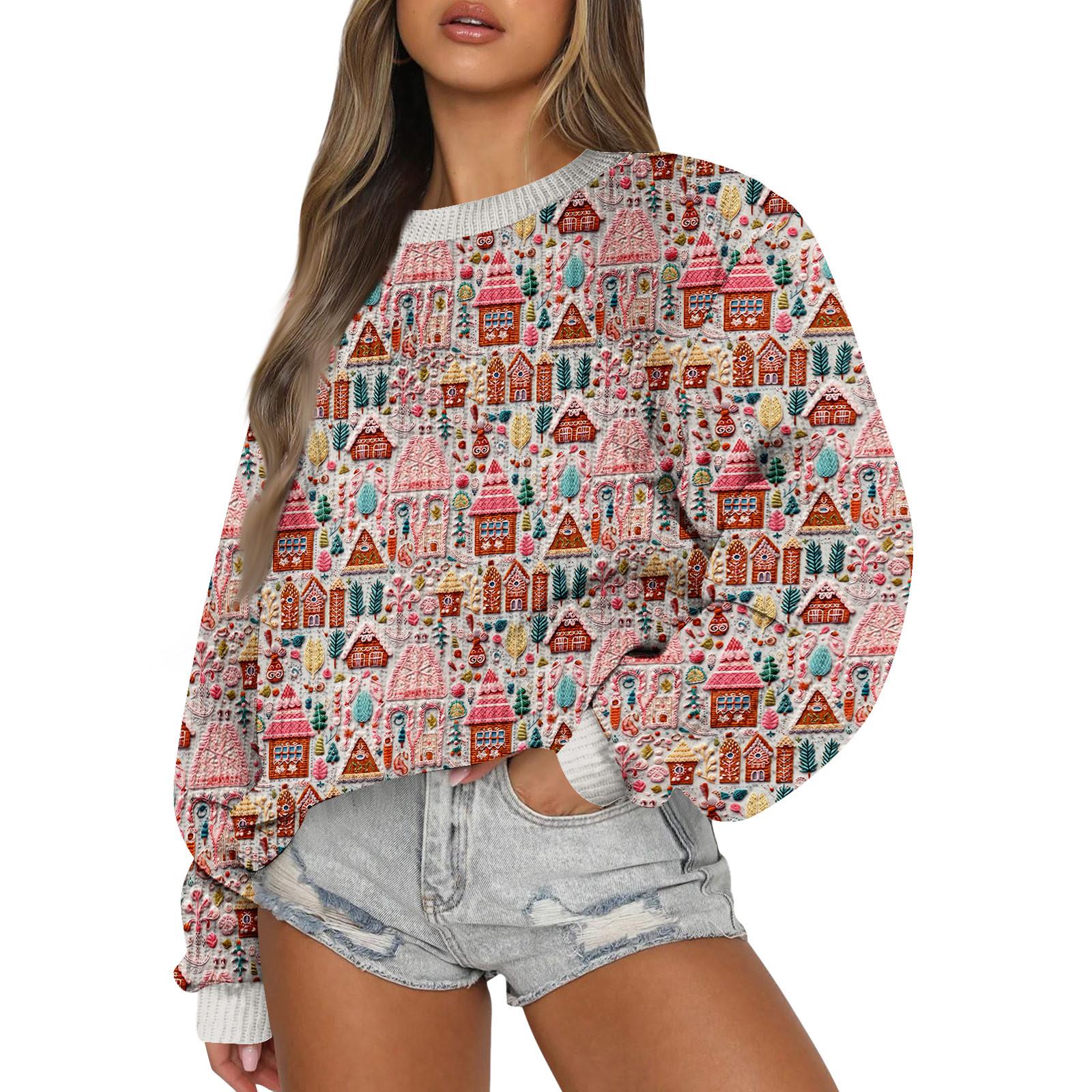 

Женский модный повседневный шерстяной трикотажный пуловер с длинным рукавом и круглым вырезом XXL розовый