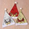 Snowman Plush Reindeers Antlers Hat Polyester Santa Snowman Hat  Christmas Party Decoration