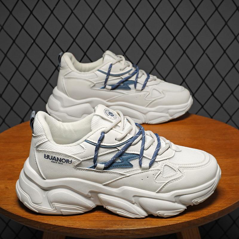 

Student spring mesh platform casual sports shoes dad shoes Korean version trendy men s running shoes batch live broadcast 44
