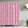 Floral Shower Curtain Botanical Flowers Patterned Fabric Bathroom Decor Washable Waterproof Vintage Farmhouse Style Home