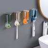 Sans Perçage, Porte-Gobelet à Laver, Porte-Brosse à Dents, Oreilles de Lapin Ménager, Mural pour Étudiant Salle de Bain, Ustensiles Dentaires, Support pour Gobelet de Bain de Bouche.