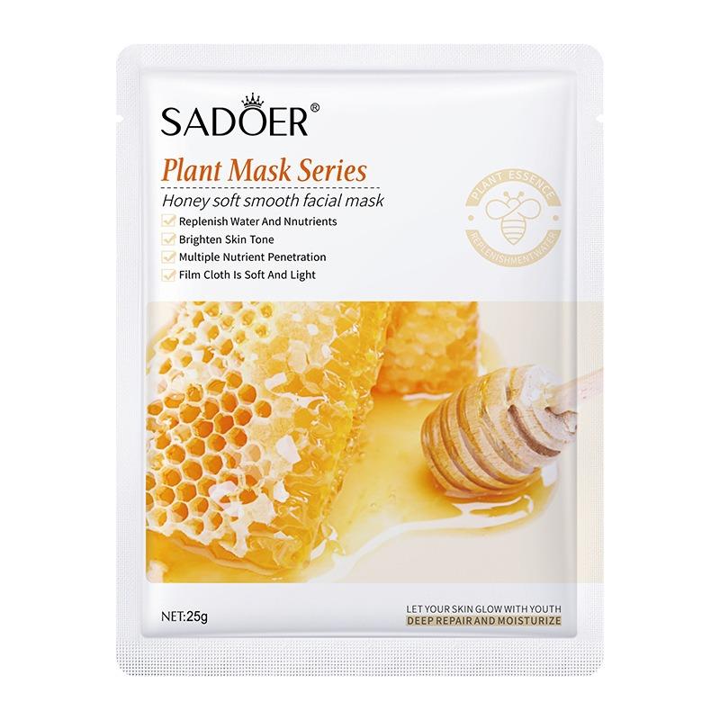 5pcs Moisturizing Facial Mask with Natural Fruit Extracts - Multiple Flavor | Intense Nutrition for Velvety Skin