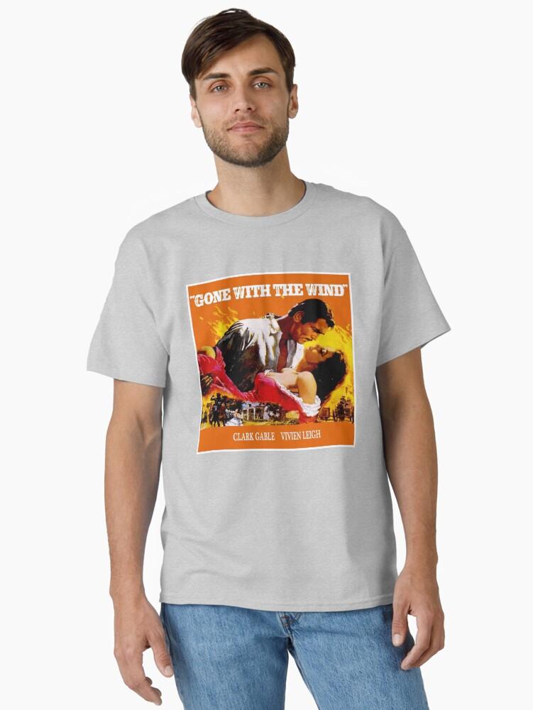 Gone with the Wind GONE WITH THE WIND : Vintage Civil War Movie Advertising Print Classic T-Shirt
