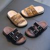 New Summer Children's Sandals Boys and Girls Non-Slip Soft Sole Bathing Outdoor Parent-Child Kids Boken Sandals