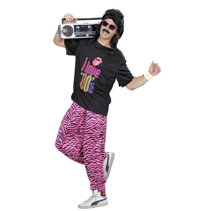 Kostým tepláková souprava I love 80's nadměrná velikost pánský