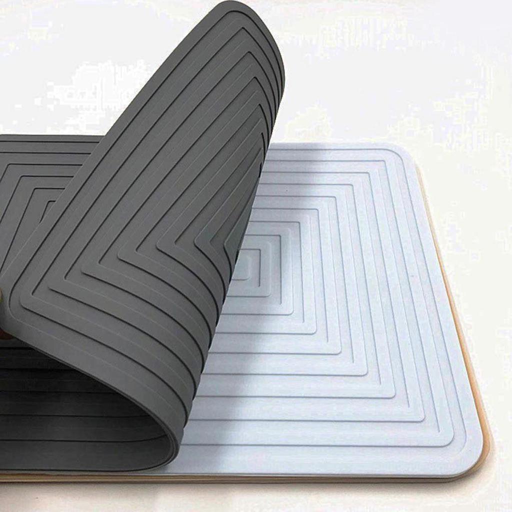 Gel Draining Mat, Pot Holder, Heat-insulating Dishes And Utensils, Dish Drainer, , Non-slip