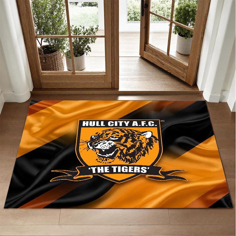 Hull FC Design Crystal Velvet Rug Soft Decorative Mat for Bedroom Entrance