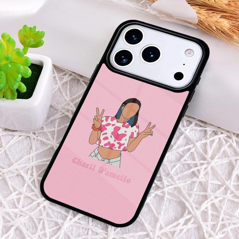 Charli D'Amelio Phone Case for iPhone 17 Air 16 15 11 12 14 13 Pro Max Shockproof Cover