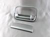 BRIGHTZ Carol HB25S Door Handle Covers and Rear Hatch Knob Plate Satin Silver Set, [REA-DHC-029]