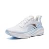 Anta Cloud Feel Simple Versatile Shock Absorption Rebound Lightweight Low Top Casual Running Shoes Women Sneaker White Blue 922525537-3