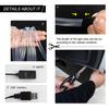 1/2/3/4/5M RGB Car Interior Ambient LED Light Strip Invisible USB Fiber Optic Atmosphere Lamp Support Door Decoration Lamp