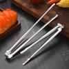 1Pcs 7/9/12Inch Food Clip Non-Slip BBQ Steak Clip New Grill Tongs  Cooking Utensils
