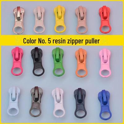 No. 5 Resin Zipper Pull for Tents, Jackets, Luggage, and School Uniforms