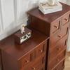 Wooden Storage Bedside Cabinet Luxury Nightstands Multifunction Living Room Cabinets Aesthetic Bedside Tables Bedroom Furniture