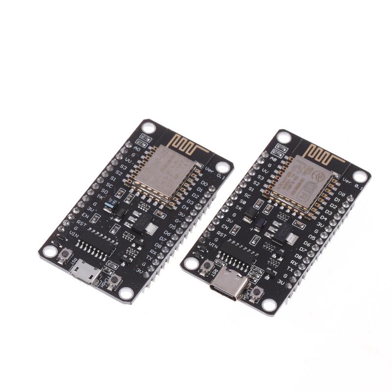 Nodemcu Lua V2.1 Esp8266 Esp-12F Wifi Development Board Micro Usb- Ch340 Blackboard With Flash Button And Rst Button