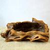 Home Decoration Imitation Wood Flowerpot Cement Pile Log Planter  for Herbs Strawberries