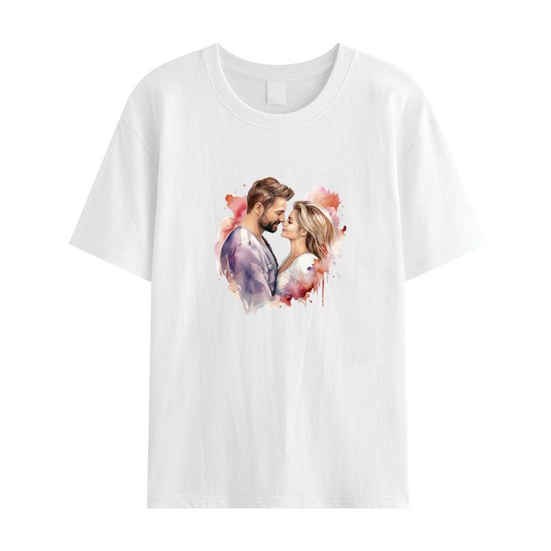 Autocolant termic cu transfer termic, iubitori romantici, hanorace, haine, autocolante pentru tricou, parchete, ropa, presă de căldură, aplicate, autocolante termice DIY