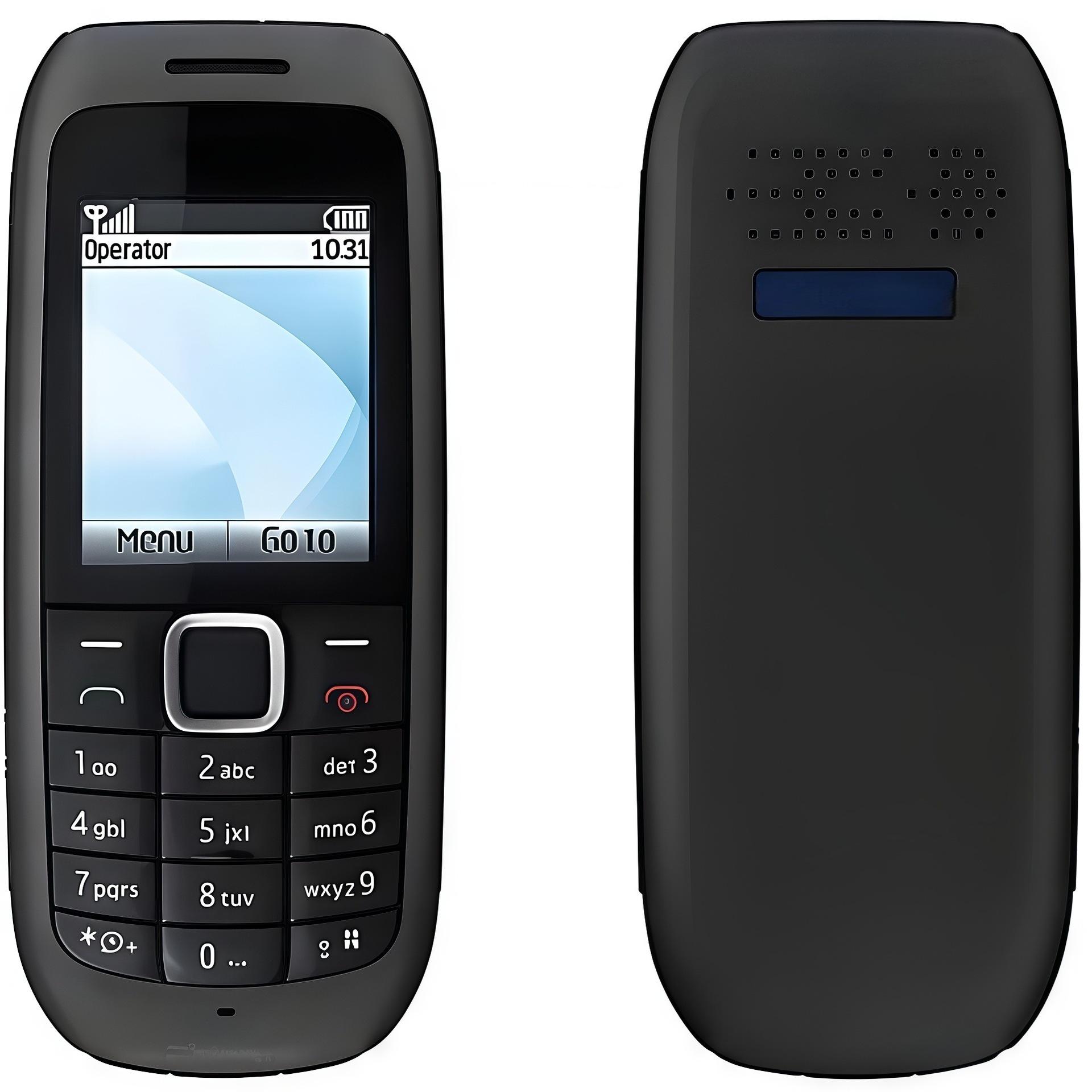 

Міжнародний 1616 2G Клавіатурний GSM Телефон-Батончик для Старших Black - Foreign Version