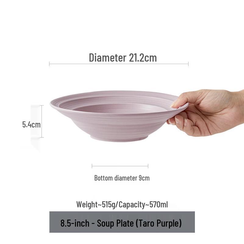 

Yuzhuxun Ceramic Underglaze Soup Plate