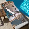 Towel Beach Bath Quick-Drying Lightweight Portable Genshin Impact Linnea Sauna Camping Swim Pool Travel