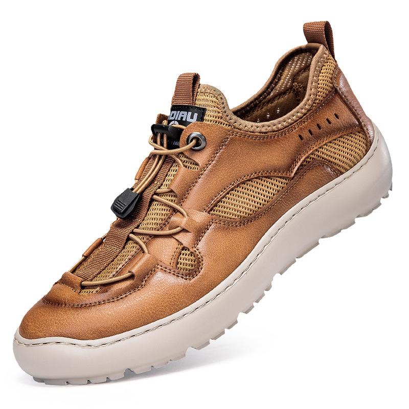 

Amazon hot-selling men s shoes summer breathable casual sports shoes fly-woven mesh shoes men s large-size walking shoes batch 46 коричневый