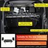 For Land Rover Defender 110 Car Trunk Storage Rack Shelf Expansion Tailgate Organizer Partition Board Auto Modification Parts XS7