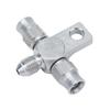 AN‑3 Tee Brake Hose AN3 to Line End Fittings Stainless Steel Automobile Components