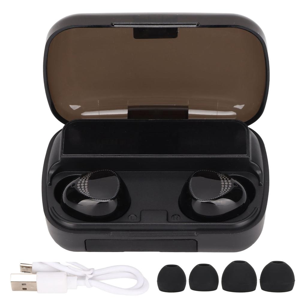M10A Touch BT Earbuds Portable Wireless Earbuds with LED Breathing Light for Travels Business Trips