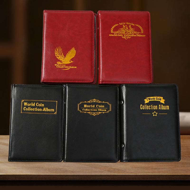 1 Piece Coin Collection Holder Album 120 Pockets Coin Collection Book Commemorative Coin Organizer Storage