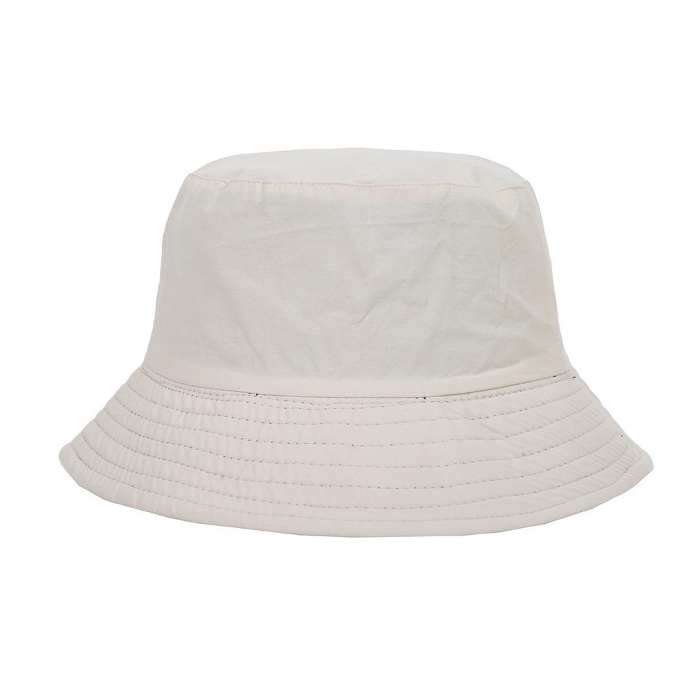 Bestickter Baumwoll-Bucket-Hat für Männer & Frauen – Doppelseitiger Outdoor-Sonnenhut