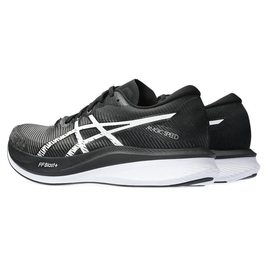ASICS Men's Magic Speed 3 Carbon Plate Running Shoes Black White 1011B703-001