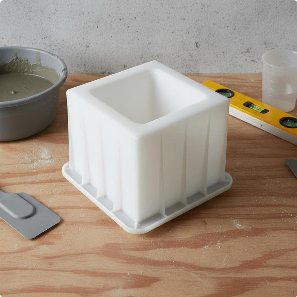 Hollow Block Form Easy to Demold Cement Brick Reusable DIY Concrete for Enthusiasts,
