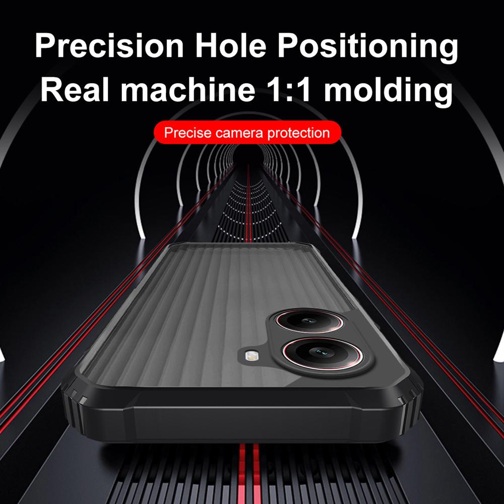 KEYSION Heavy Duty Shockproof Phone Case for Xiaomi POCO X7 Pro Soft Silicone+PC Translucent Matte Back Cover for Redmi Turbo 4