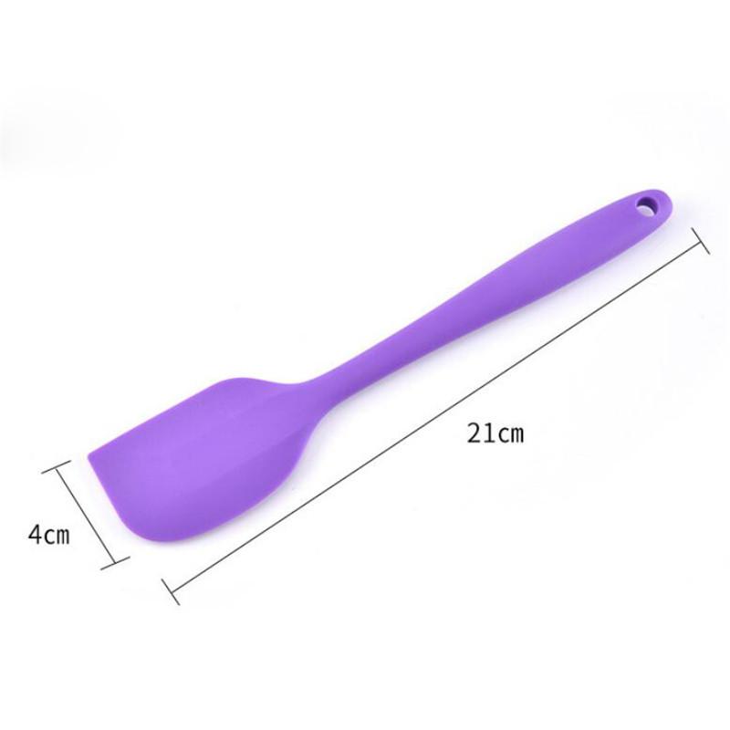 Multicolor Food Grade Non Stick Butter Cooking Silicone Spatula Set Cookie Pastry Scraper Cake Baking Spatula Silicone Spatula