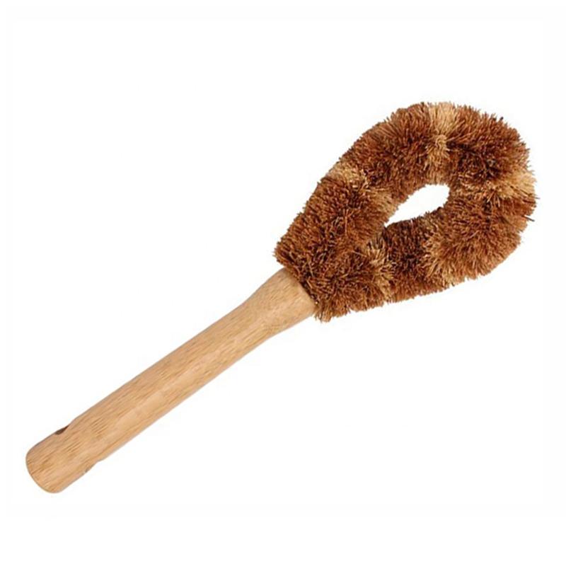 Eco Friendly Kitchen Cleaning Bamboo Dish Scrub Brush Set